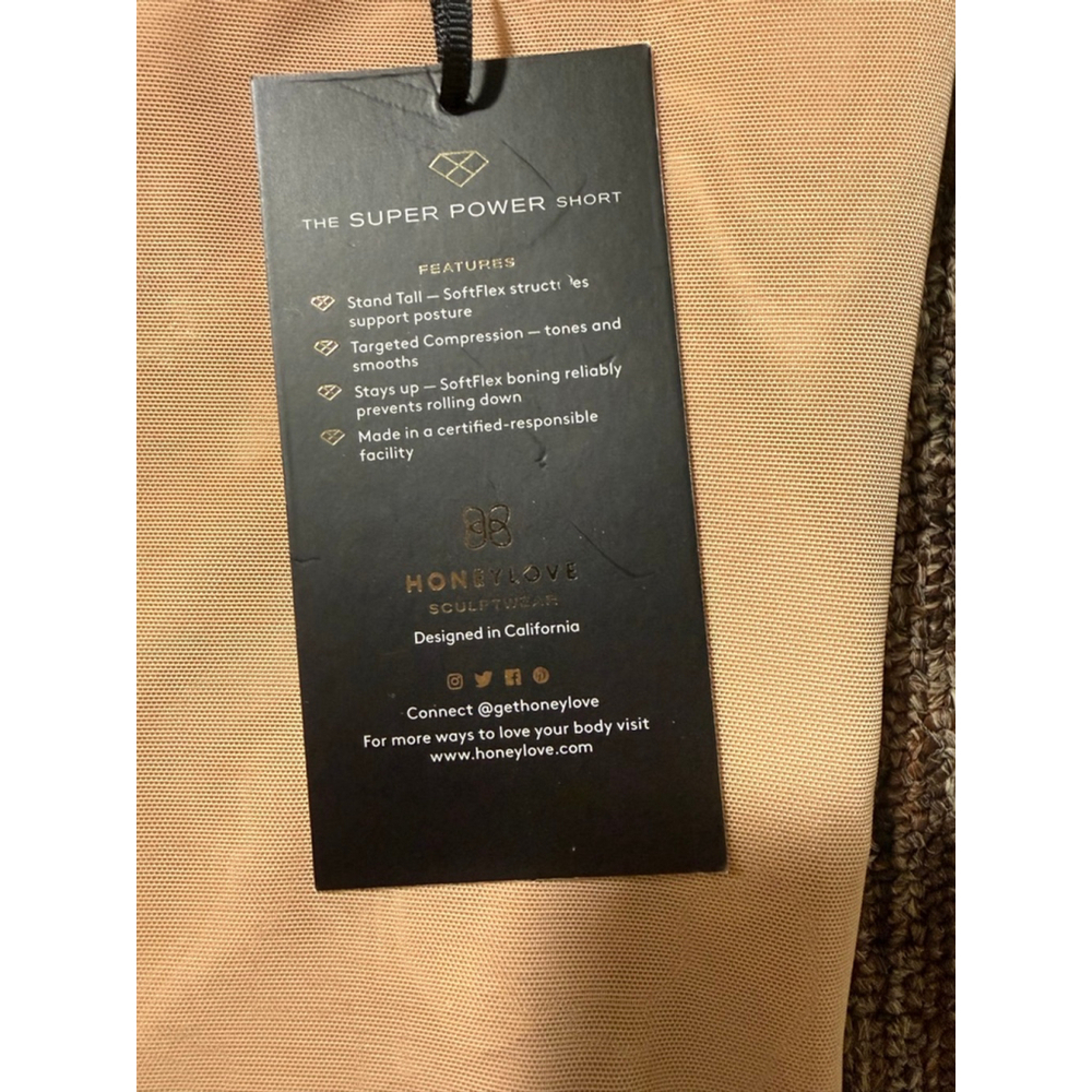 Honeylove Super Power Short Sand Shapewear 2X NWT - Picture 6 of 7
